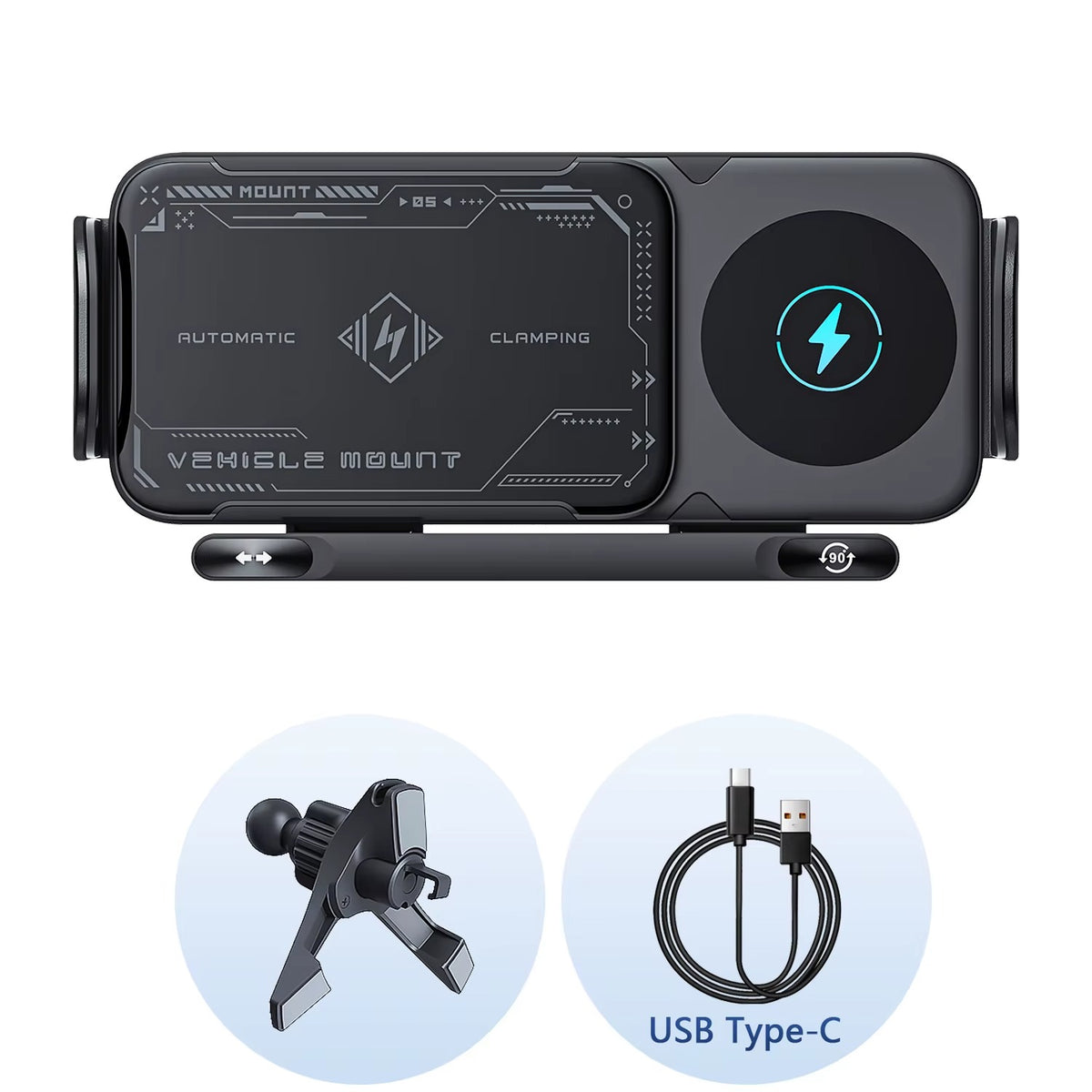15W Wireless Car Charger Holder | Mini Theater, Drive. Charge. Enjoy.
